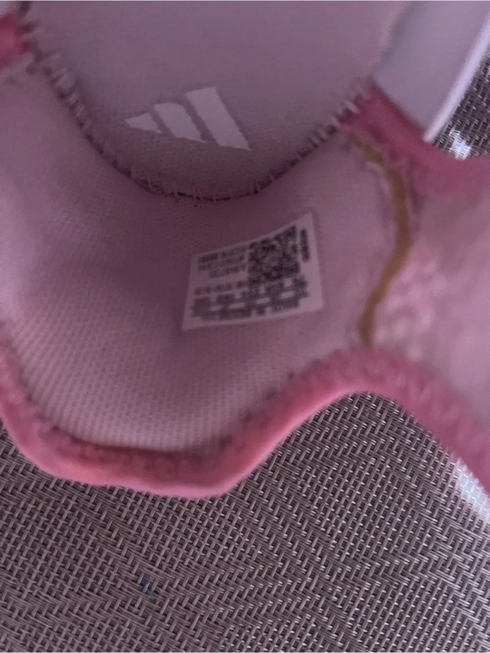 adidas Girls' Pink Mesh Water Shoes with Hook-and-Loop Strap